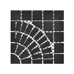 Pasinato EasyStone Square with Circle - Black Basalt