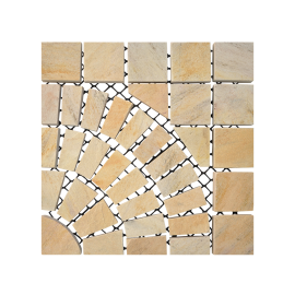 Pasinato EasyStone Square with Circle - Yellow Quartzite